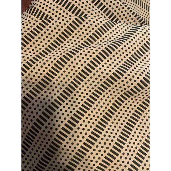 Peppermint Label USA Beige Black Tank Fit Flare Mini Dress Small - Picture 3 of 5